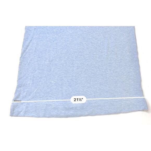 Lilly Pulitzer 28247 Belinda Pullover Modal Heather Blue LARGE Shawl Neck Soft - Picture 7 of 9